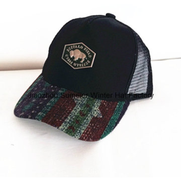 W-образная вставка вышивки щеткой хлопка Twill Racing Cap